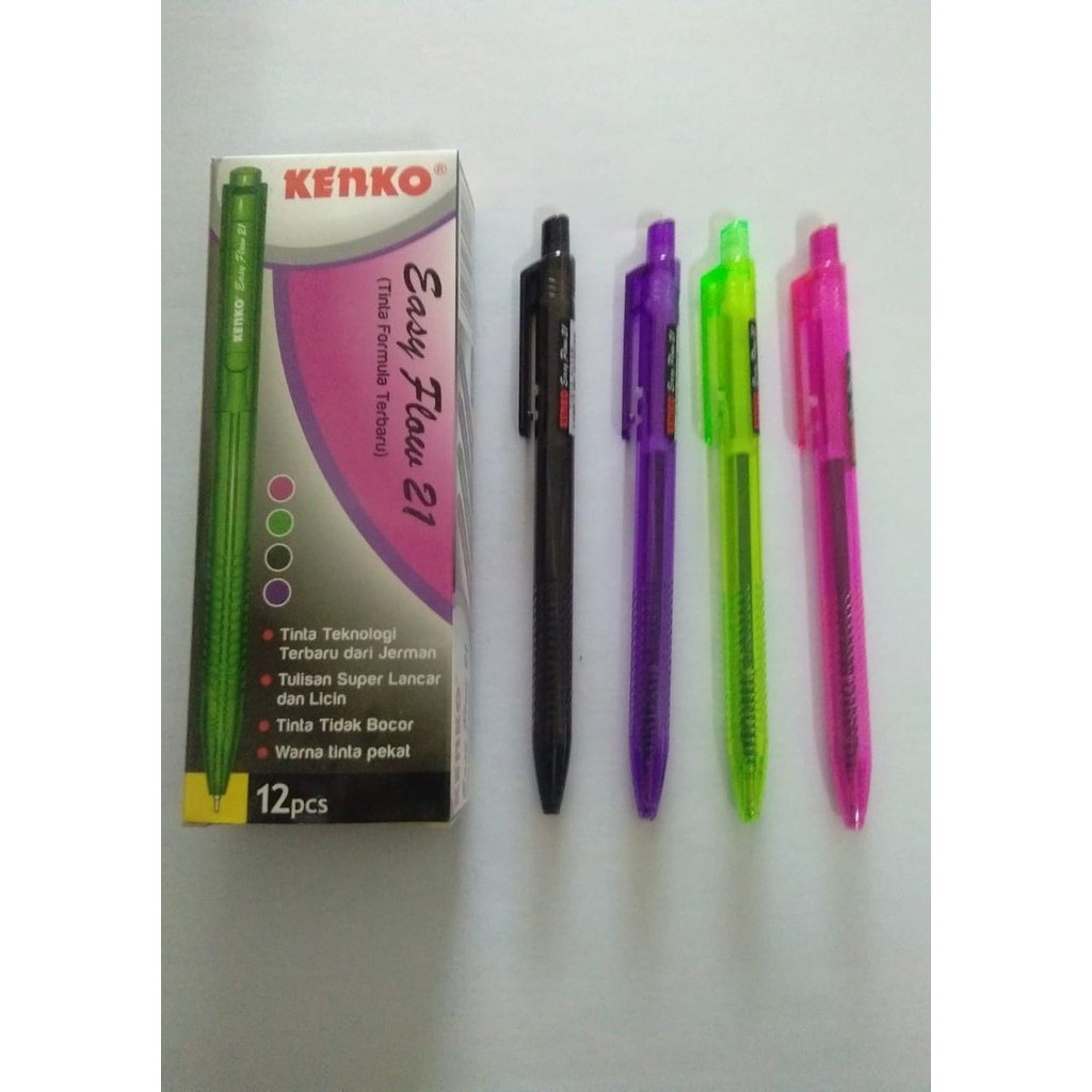 Jual KENKO BALLPEN EASY FLOW | Shopee Indonesia