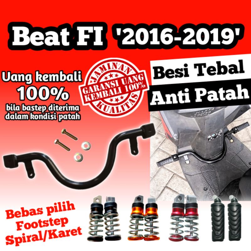 Jual Pijakan Kaki Footstep Bastep Depan Motor Beat FI Variasi Tahun ...