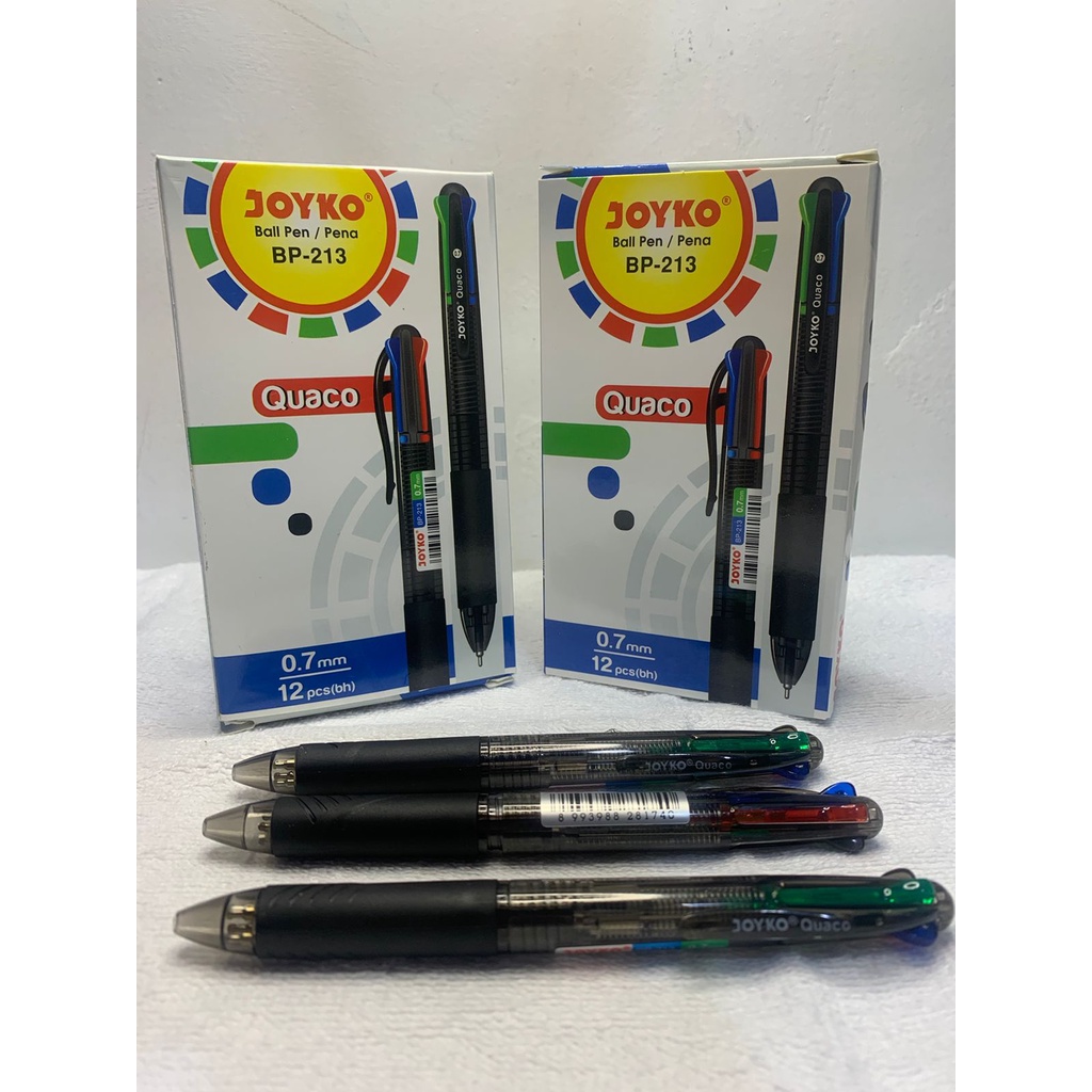 Jual Pulpen / Pen Joyko Quaco BP- 213 (4warna) | Shopee Indonesia