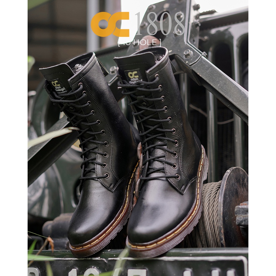 Jual BOOTS SEPATU PRIA CASUAL KULIT ASLI MODEL DOCMART 10 HOLE | Shopee ...