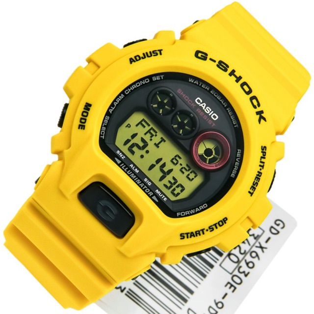 美品G-SHOCK GD-X6930E-9JR 30周年記念モデル イエロー G-SHOCK GD-X6930E-