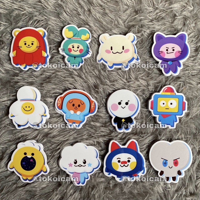 Jual (1set) TRUZ STIKER TREASURE LINE CHARACTER (by @tokoicam) | Shopee ...