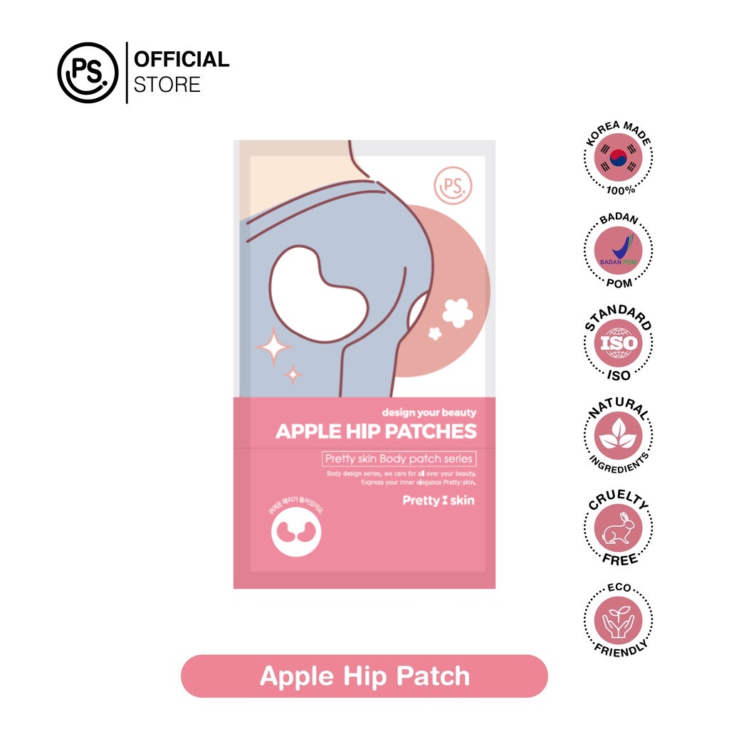 Jual PRETTY SKIN KOREA Hip Patches/ Masker Pengencang Lfiting Body Care ...