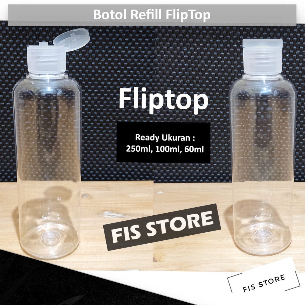 Jual Botol Refill FlipTop 30ml 60ml 100ml Plastik Bening Import Parfum ...