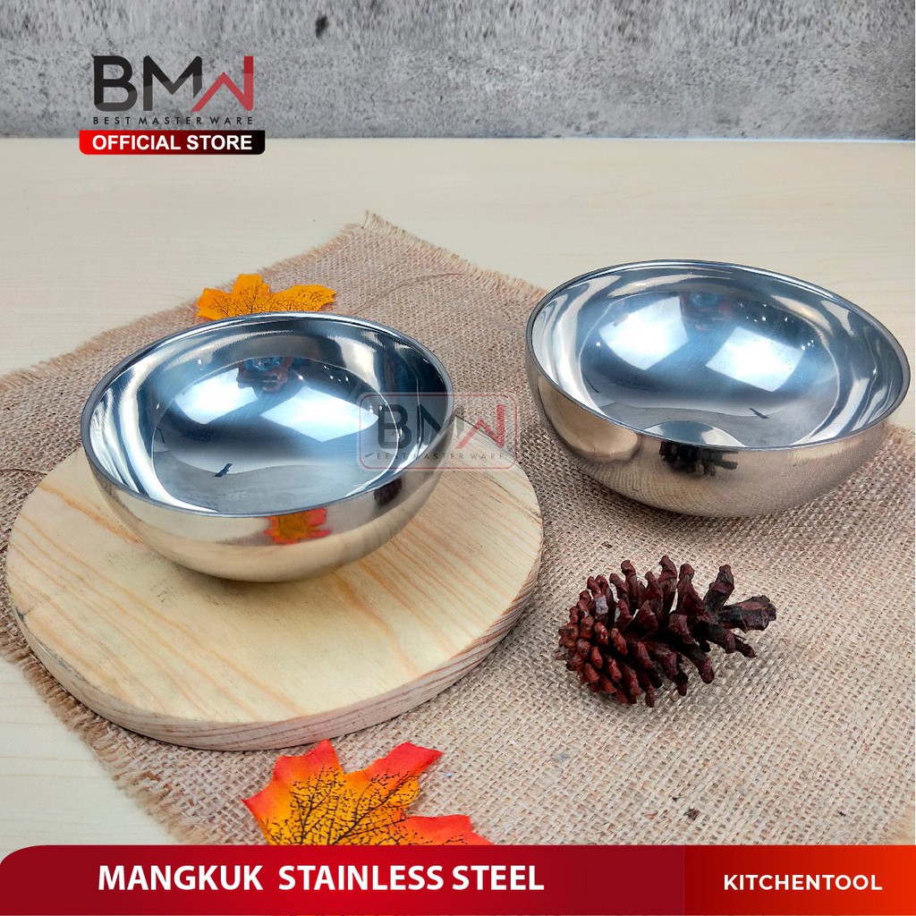 Jual Bmw Kitchen Ware Mangkuk Mangkok Stainless Steel Tempat Makan