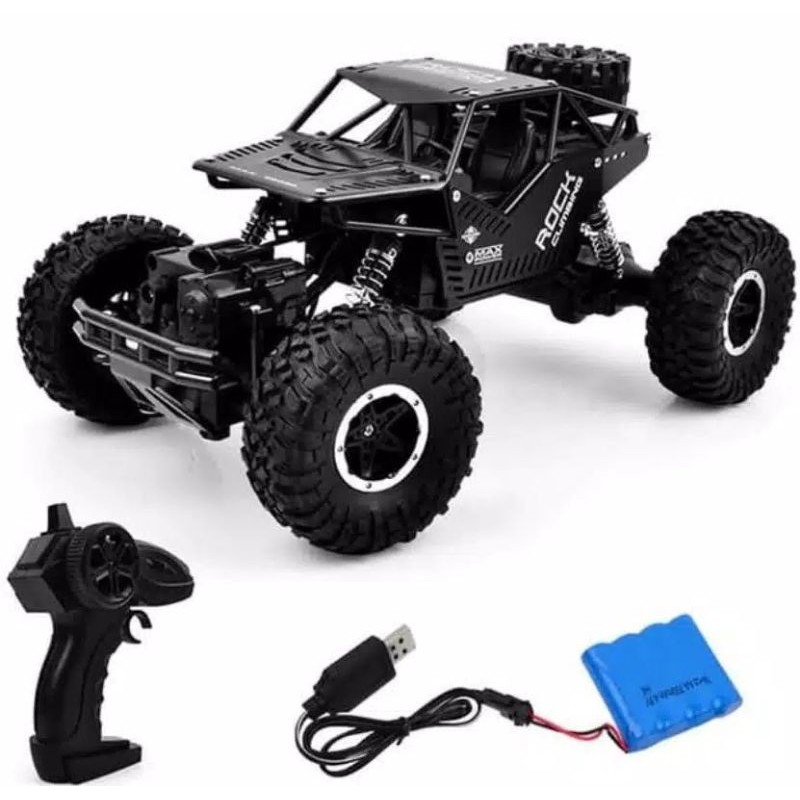 RC rock crawler offroad twist Climbing WD, skala besar 1:14 body besi  kokoh tahan tabrakan