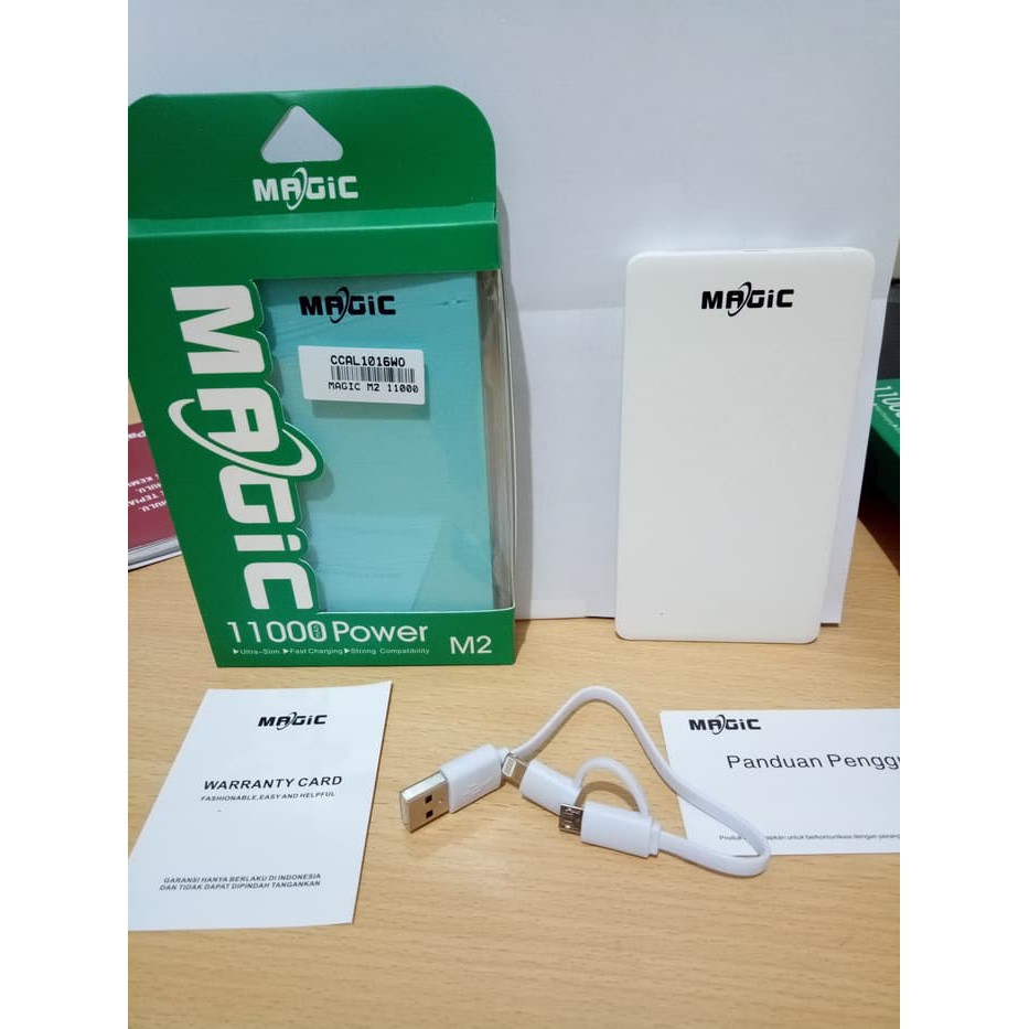 Jual Power Bank Magic M2 11000Mah - Powerbank Original - Garansi 1 ...