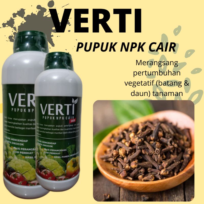 Jual Pupuk Npk Untuk Cengkeh Verti Npk Plus Nutrisi Pohon Cengkeh Terbaik Shopee Indonesia 3680