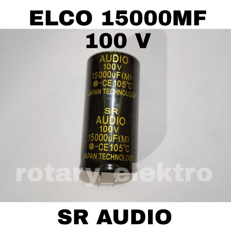 Jual ELCO 15000MF 100V SR AUDIO 100% ORIGINAL | Shopee Indonesia