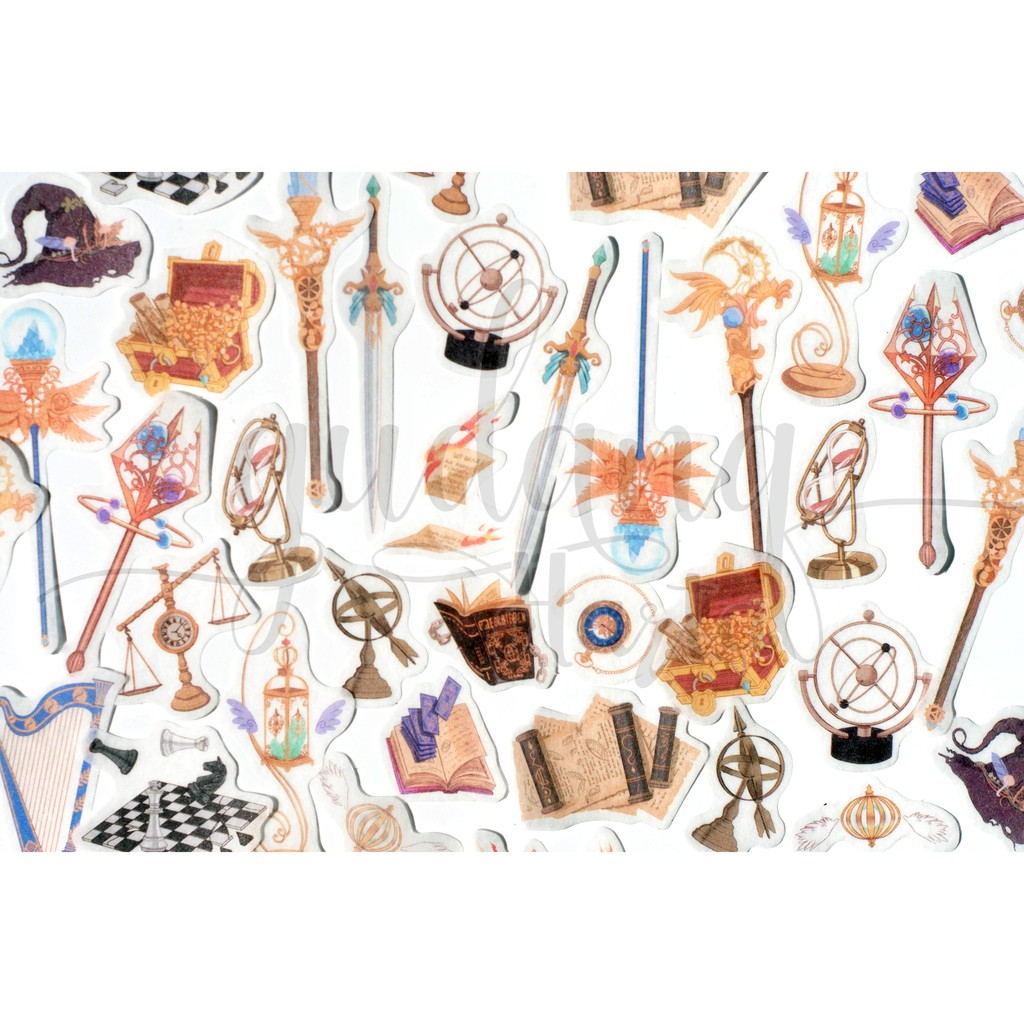 Jual Stiker Washi Sword And Magic Things Sticker Pedang Dan Hal Ajaib ...