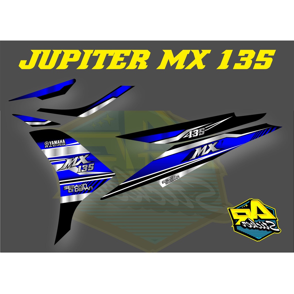 Jual Striping Jupiter Mx 135 Striping Mx New Sticker Jupiter Mx Stripping Stiker Mx Sticker