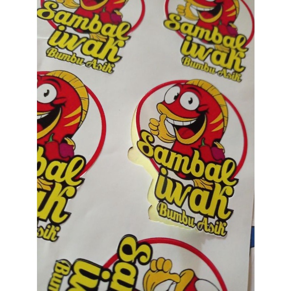 Jual Cetak Stiker Vinyl Ukuran A3 + Cutting Bentuk (die Cut/kiss Cut ...