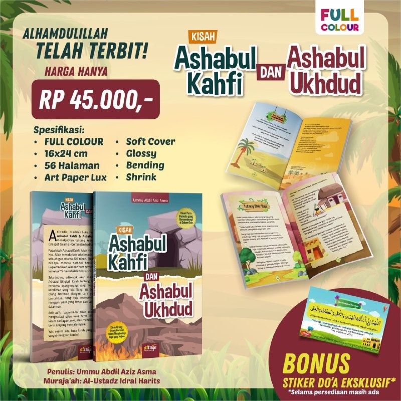 Jual Buku Anak Kisah Ashabul Kahfi Dan Ashabul Ukhdud (Original ...