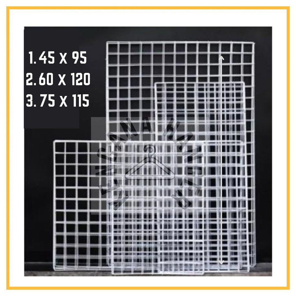 Jual Jaring RAM Dinding 45 X 95 / Hijang Hiasan / Wire Grid 45x95 CM ...