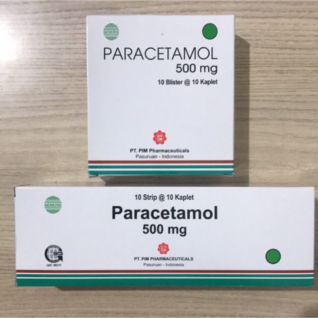 Jual Paracetamol 500 Mg - Box | Shopee Indonesia