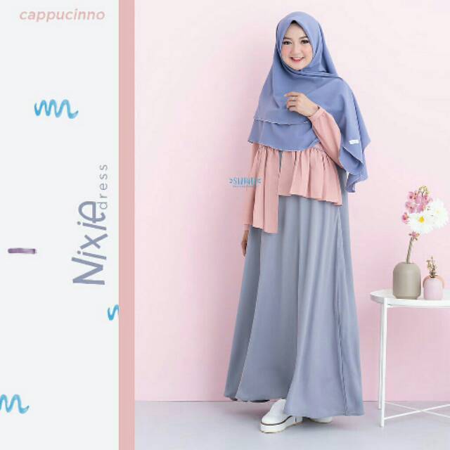 Jual NIXIE DRESS SOFT CAPPUCINO BY SILMEE NDONESIA | Shopee Indonesia