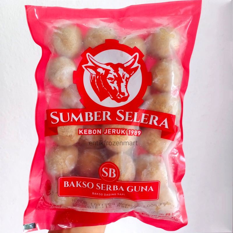 Jual Bakso Sapi Sumber Selera Serbaguna Sb 325gr 25 Butir 650gr 50