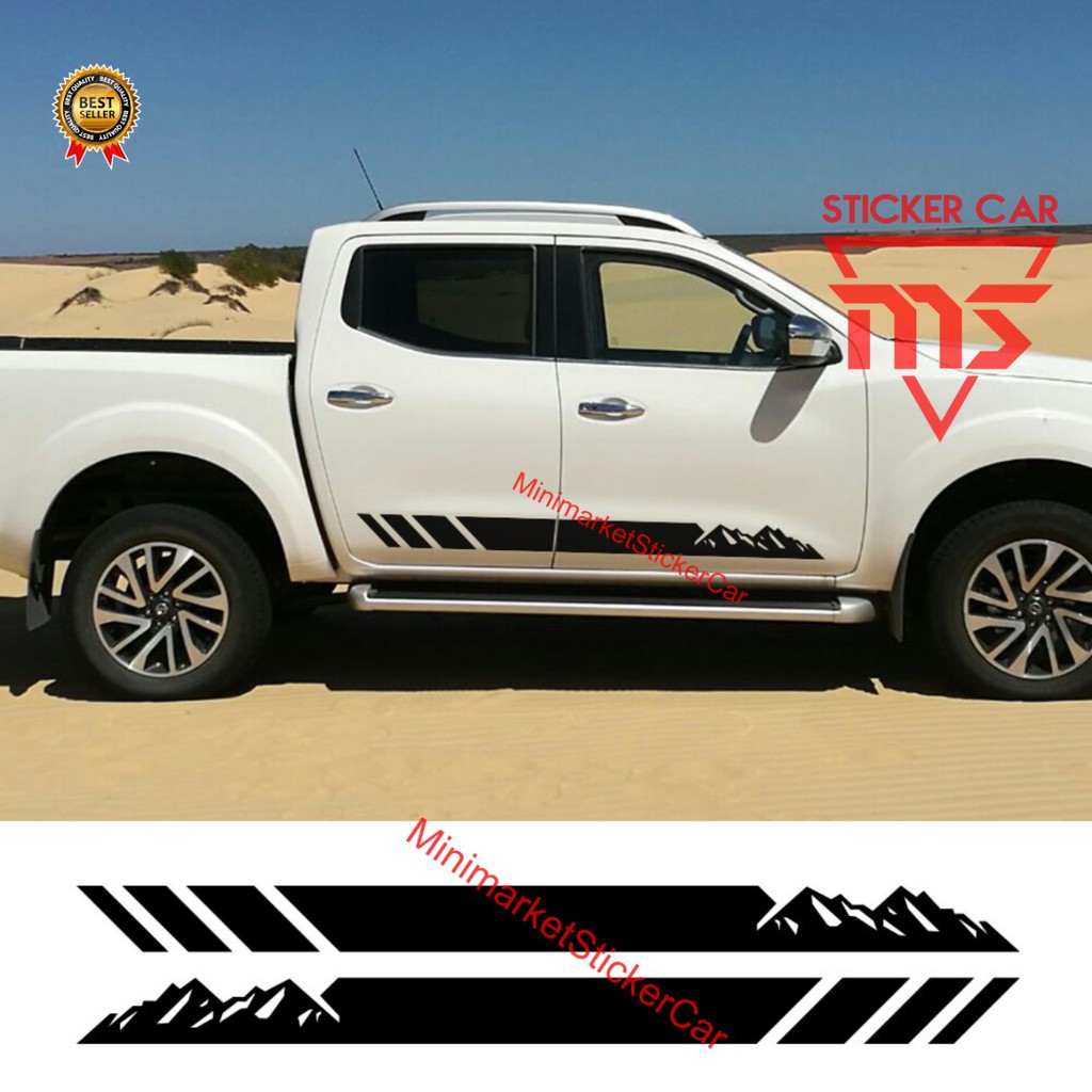 Jual Stiker Sticker Mobil Mazda Bt Offroad Mountain Side Body Shopee