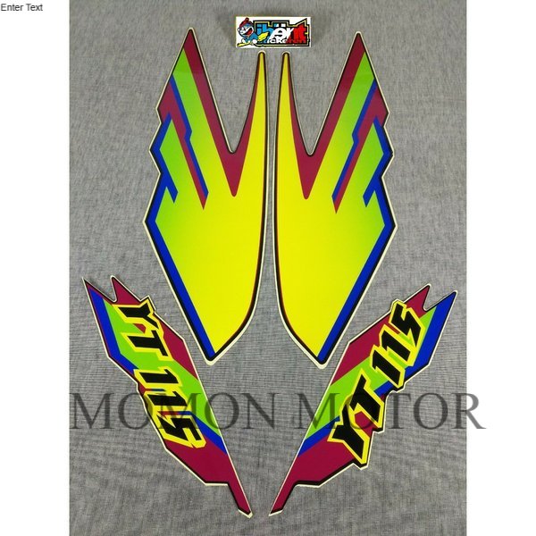 Jual STICKER YT 115 HIJAU STRIPING LIS STANDAR YAMAHA YT115 | Shopee ...
