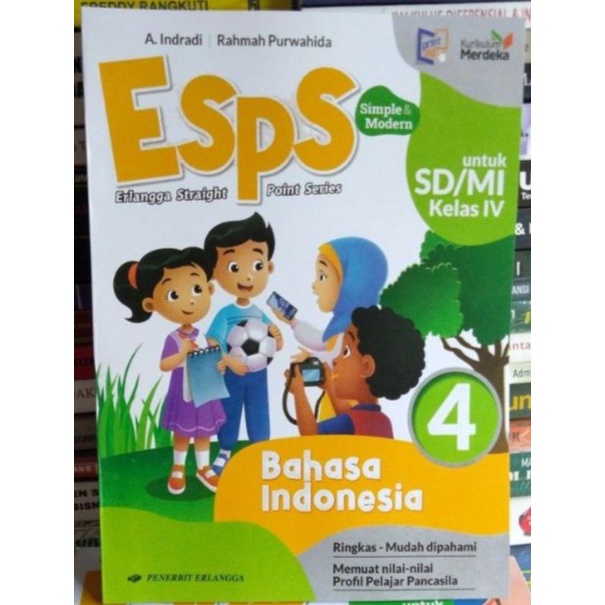 Jual Esps Bahasa Indonesia Untuk SD Kelas 4 Erlangga, Kurikulum Merdeka ...