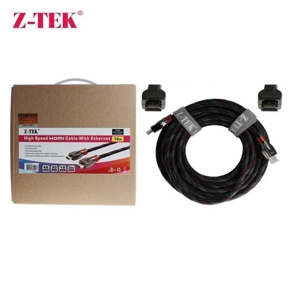 Kabel HDMI 2.0 High Speed HDMI Cable with Ethernet 10 meter ZTEK