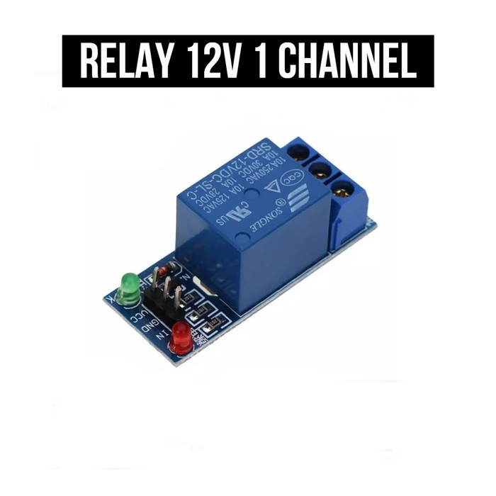 Jual Relay Module 12V 1 Channel 1ch 1 CH Untuk Arduino Modul Relay 12V ...