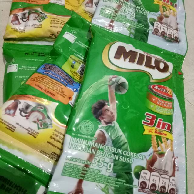 Jual Milo 3in1 35gr 10 Sachet Shopee Indonesia 2688