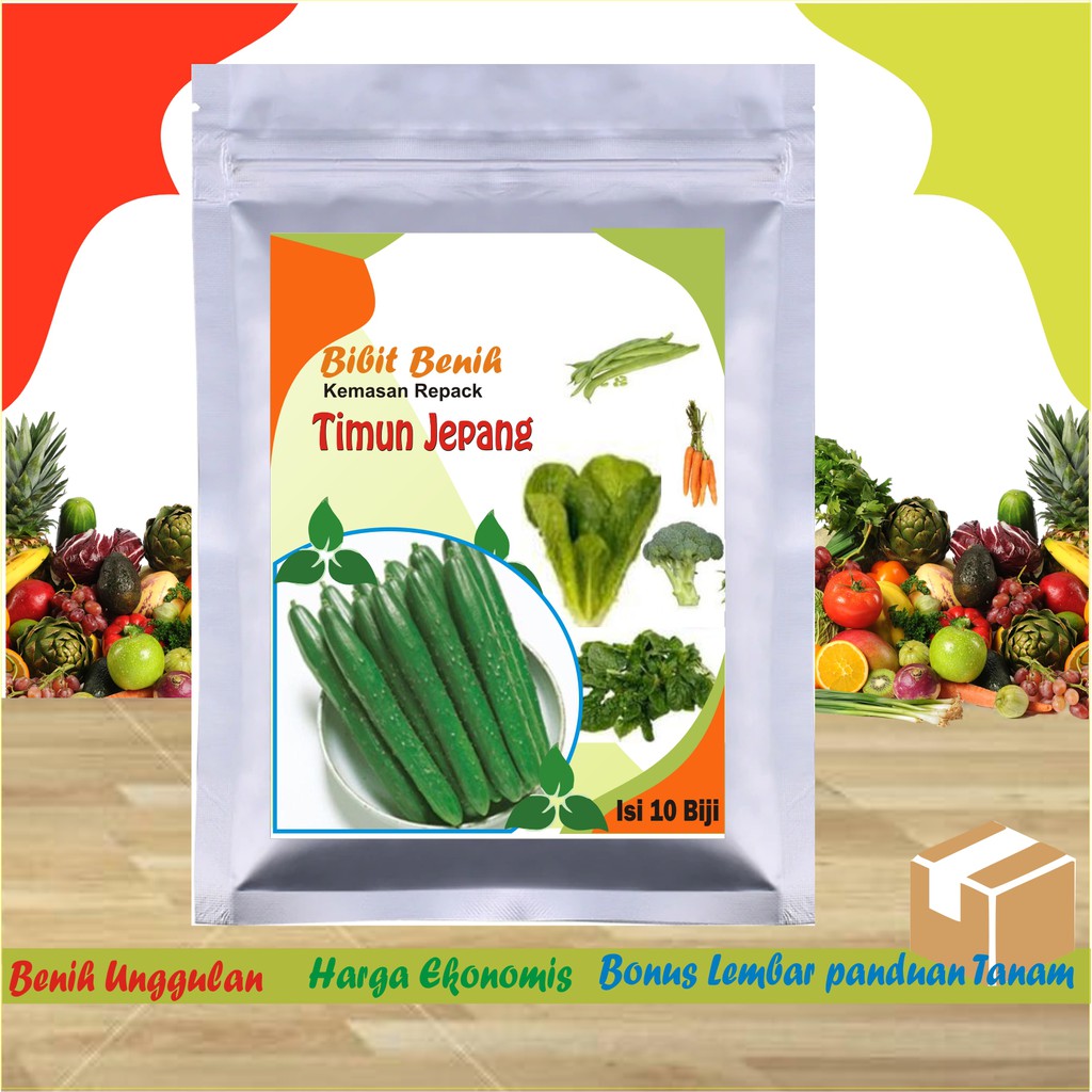 Jual Bibit Sayuran Benih Sayuran Bibit Sayur Timun Jepang Kemasan