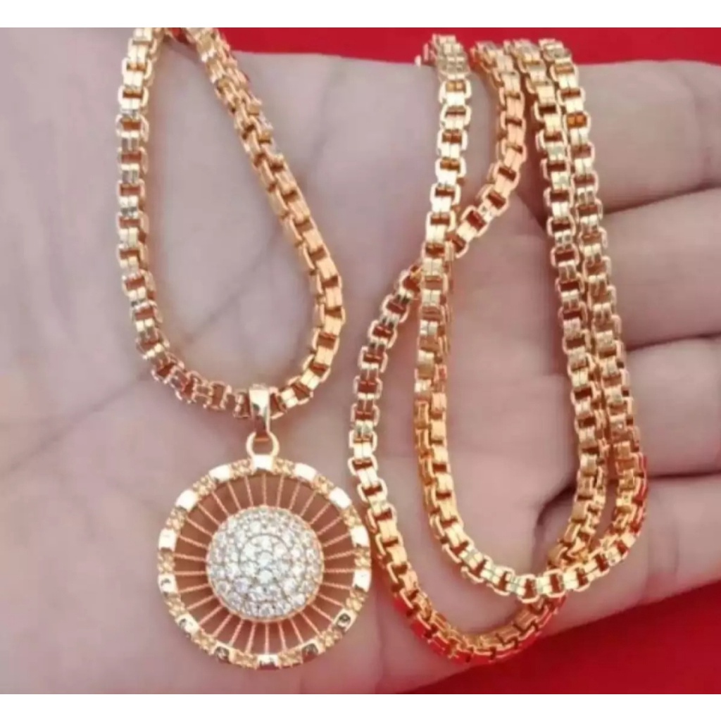 Jual COD Kalung Milano Panjang 60cm-75cm Free Liontin Cantik Anti Karat