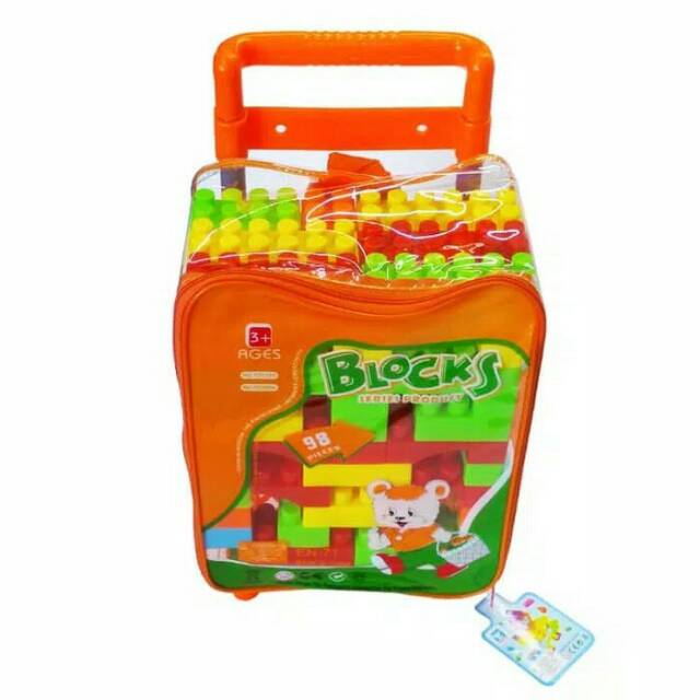Jual Lego Block Trolley 98pcs | Shopee Indonesia
