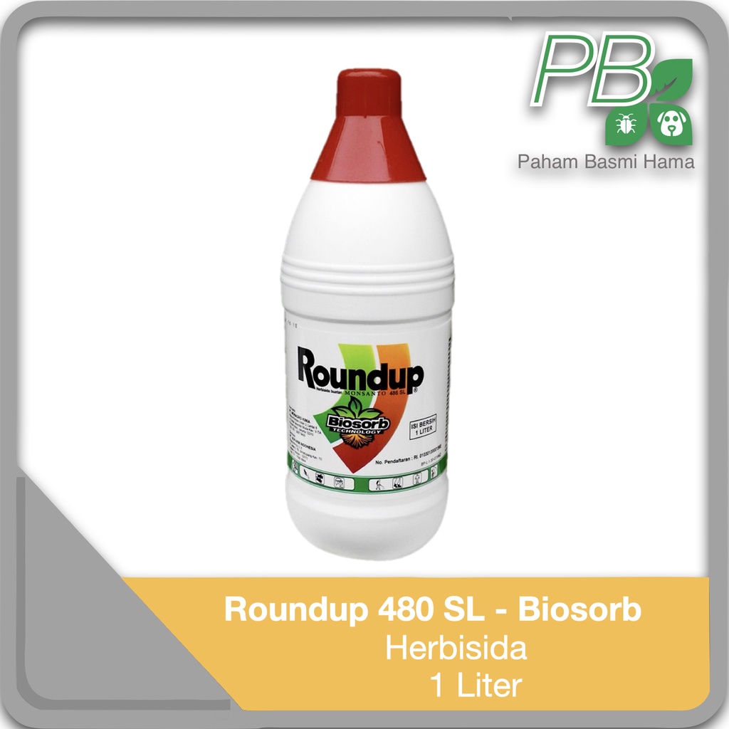 Jual Roundup 486 Sl Round Up Herbisida Pembasmi Rumput Dan Gulma