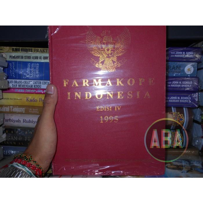 Jual Buku Farmakope Indonesia Edisi Keempat ( Ke 3 / Iv ) Tahun 1995 ...