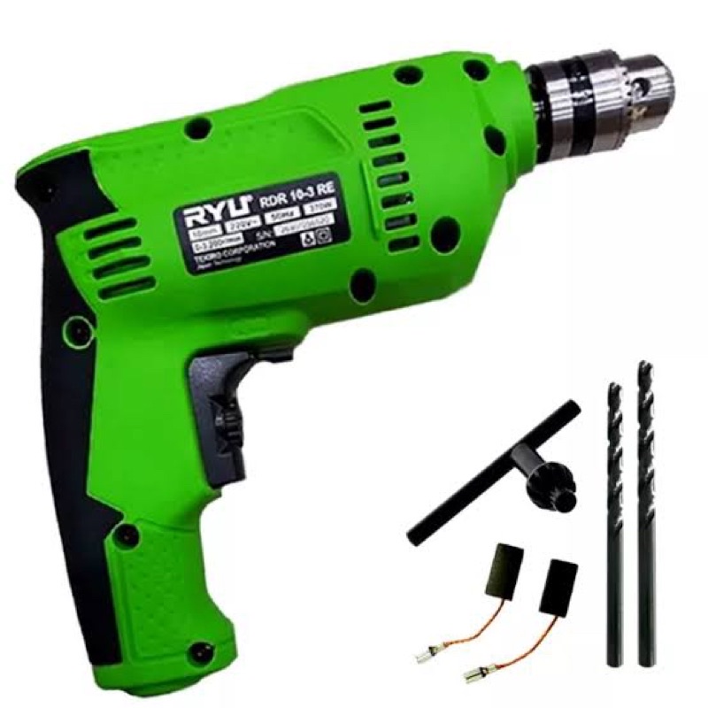Jual Mesin bor 10mm RYU 370watt Ryu RDR 10-3 RE | Shopee Indonesia
