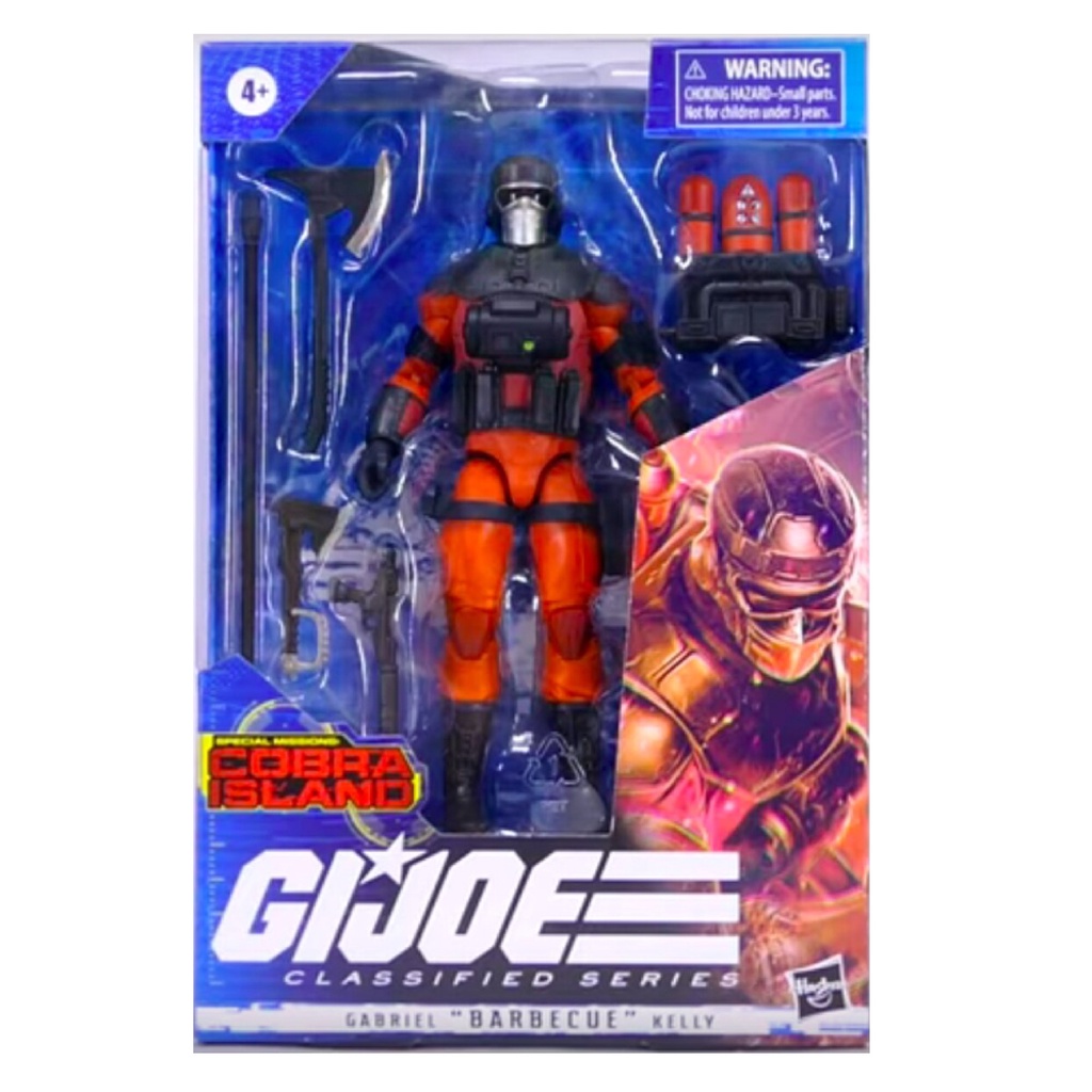 Hasbro G.I. Joe Classified Series – Barbecue (Gabriel Kelly) – Action Figure 6 Pollici (15 Cm) – Cobra Island – Figura Collezionabile