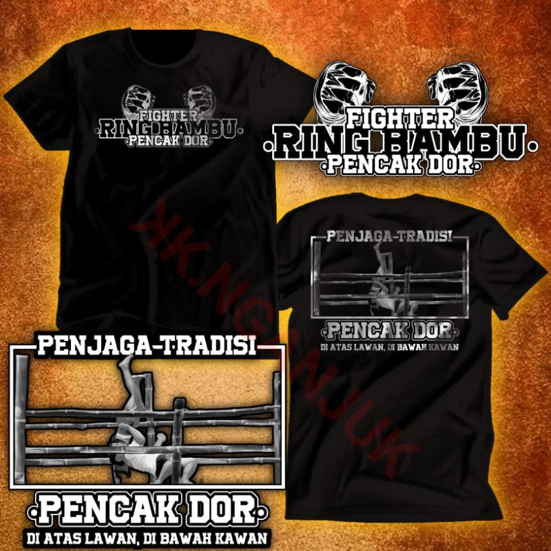 Jual Kaos Pelestari Pencak Dor Kaos Ring Bambu Pagar Nusa No Kta