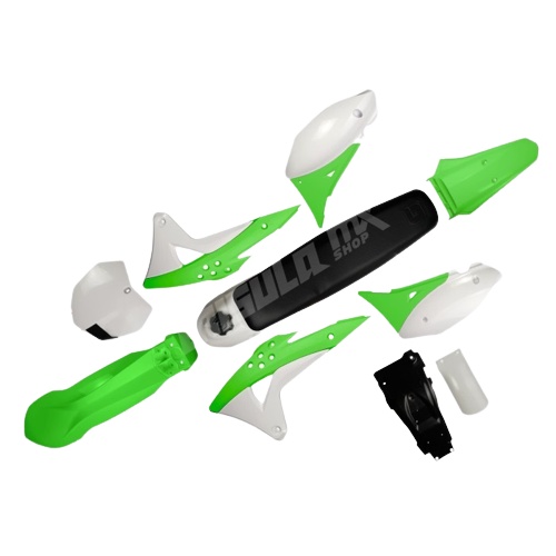 Jual BODY SET GORDON KLX 150 - HIJAU PUTIH | Shopee Indonesia