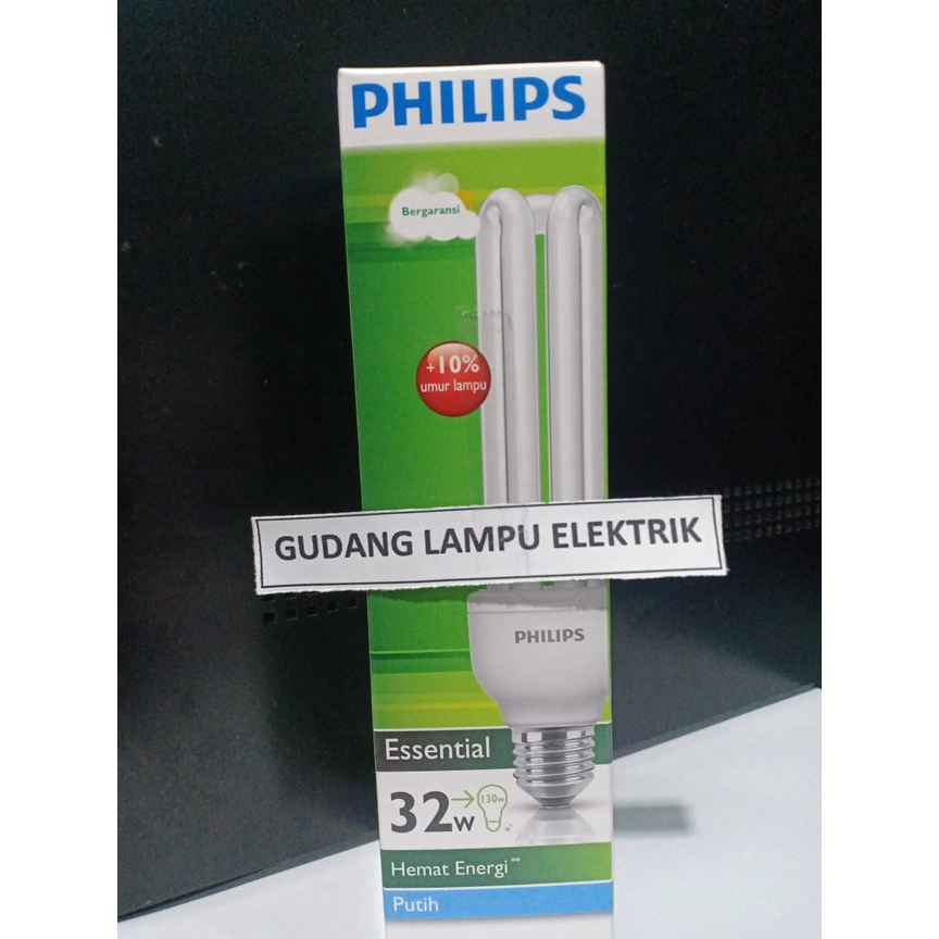 Jual Lampu Philips Essential 32 Watt 32w Lampu Jari Garansi Resmi ...