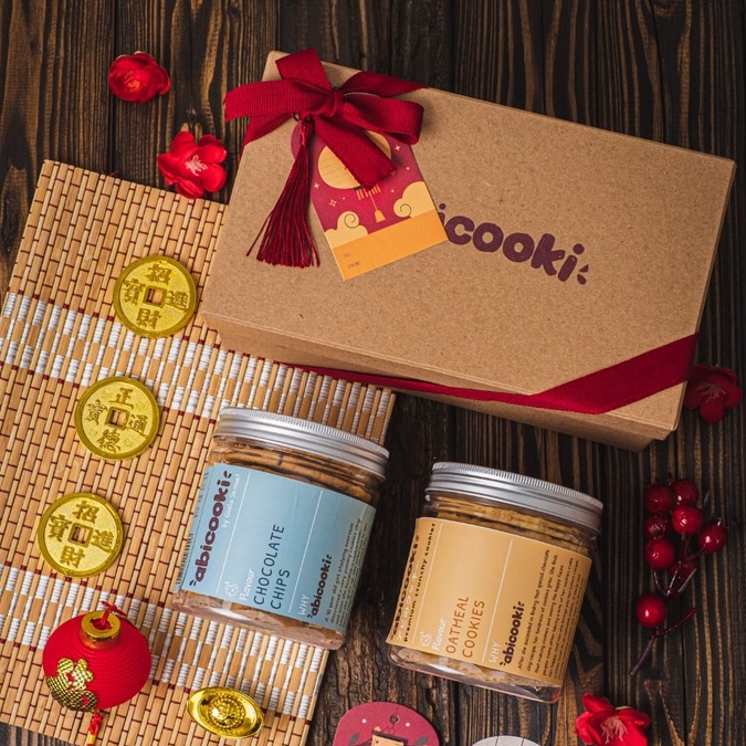 Jual Hampers Cookies ABICOOKI gift hamper snack kue kering coklat