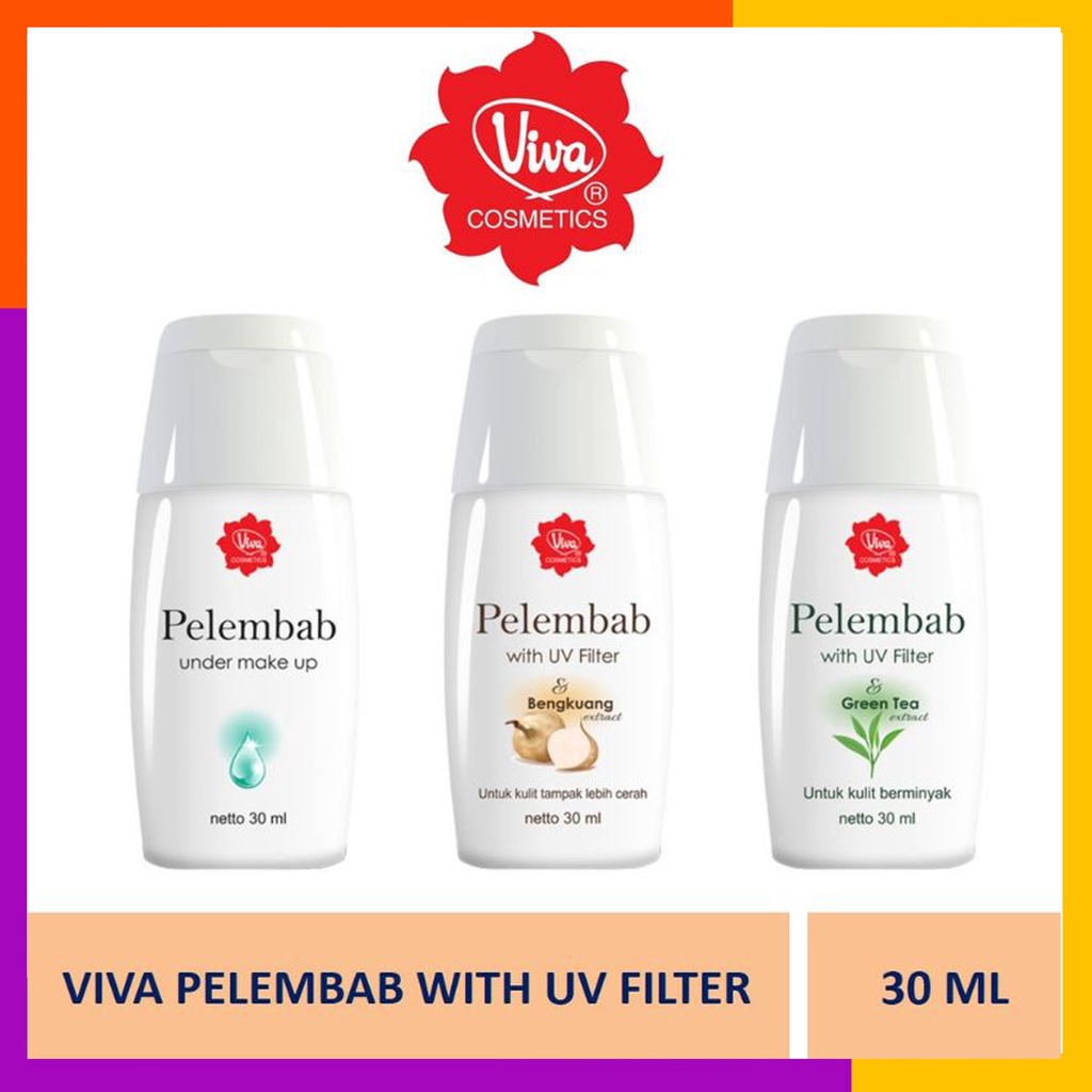 Jual Viva Pelembab Under Make Up With UV Filter, Bengkuang/Green Tea ...