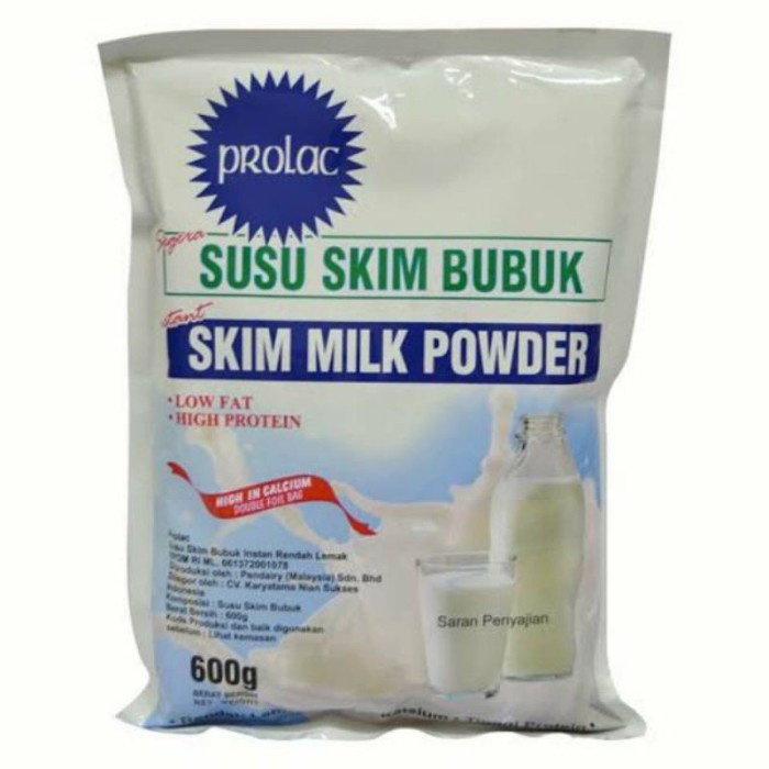 Jual SUSU SKIM BUBUK PROLAC/SUSU RENDAH LEMAK MALAYSIA 600GRAM | Shopee