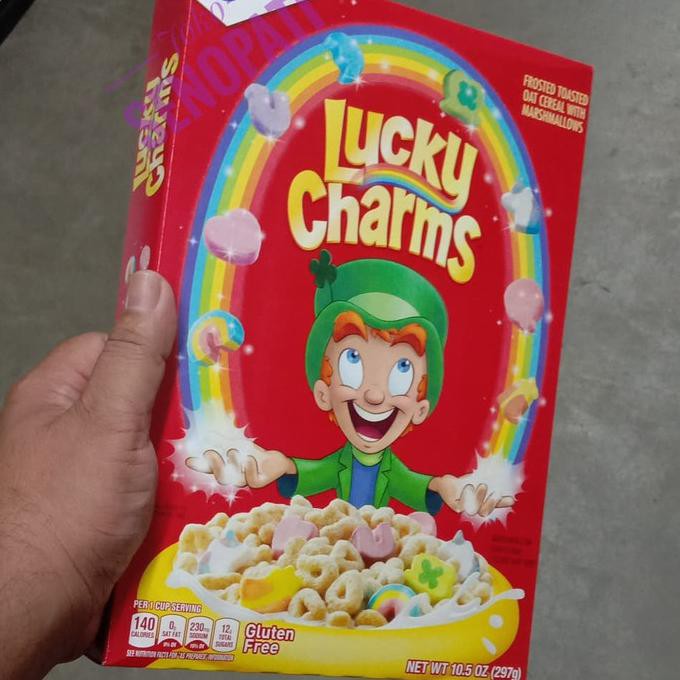 Jual sereal lucky charms luckycharm lucky charm cereal cereals 422 gr