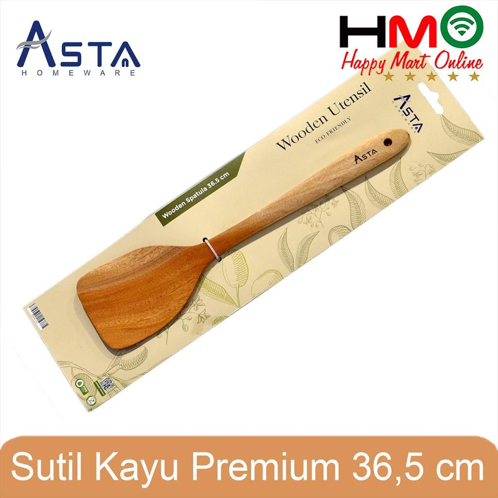Jual Spatula Kayu Premium Sodet Sutil Kayu Asta ASWS02 Turner Wooden