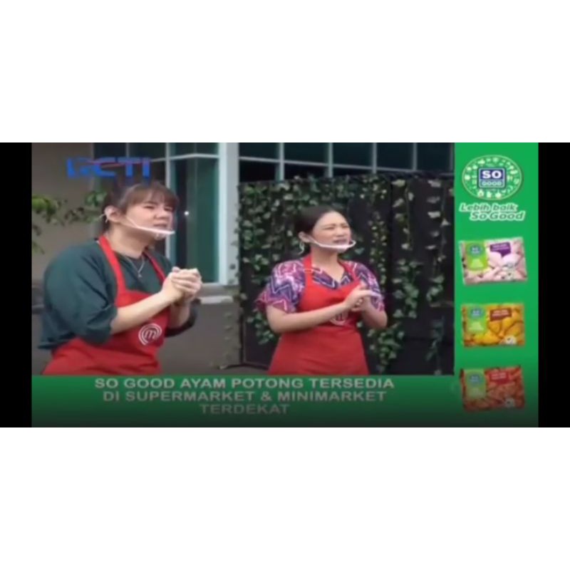Jual Masker Masterchef Koki hotel restoran higienis Penyangga bracket ...