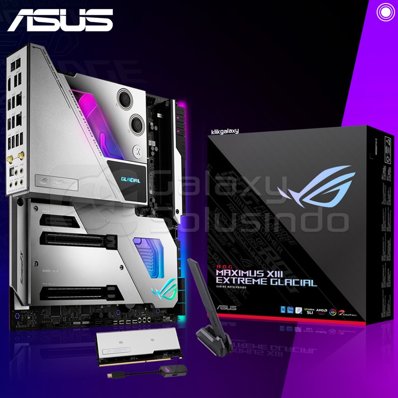 Jual ASUS ROG MAXIMUS XIII EXTREME GLACIAL - Intel LGA1200, Z590, DDR4 ...