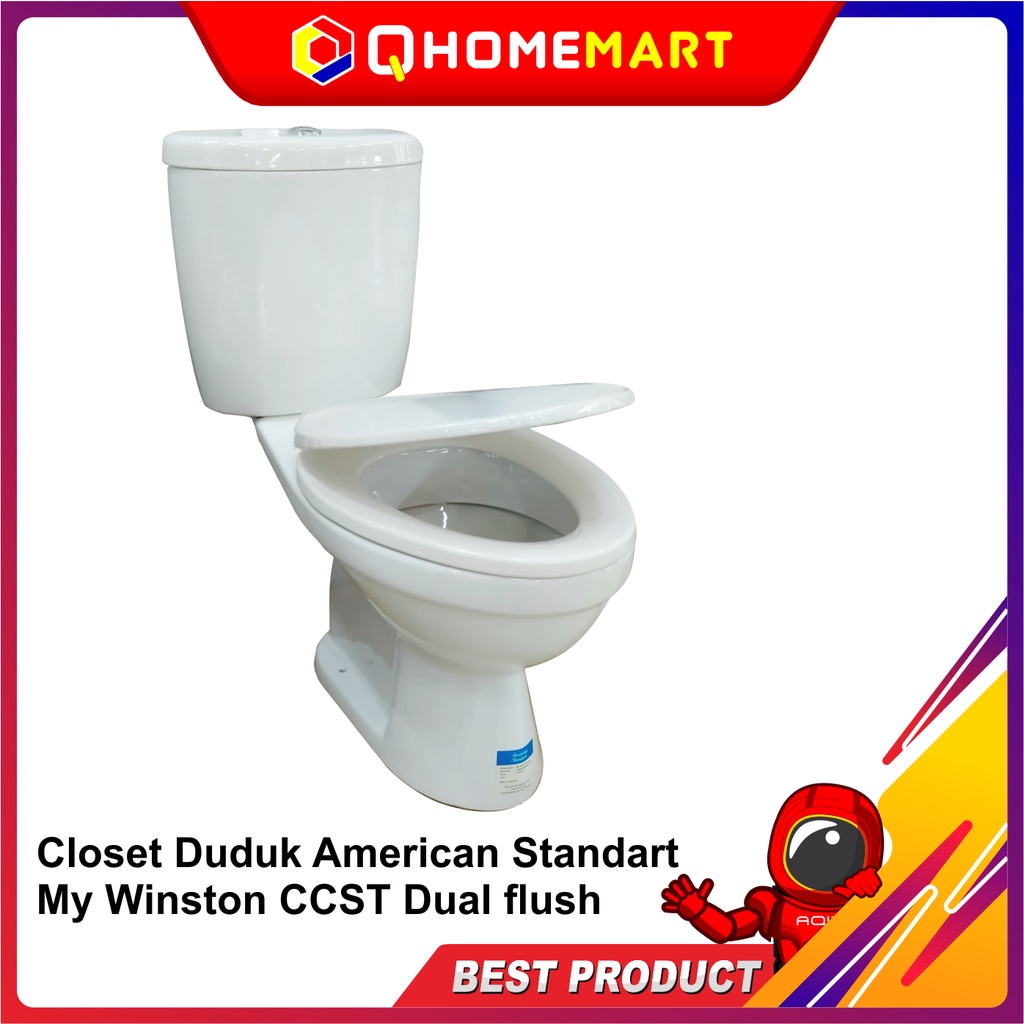 Jual Closet Duduk American Standard AMSTAD My Winston CCST Dual Flush