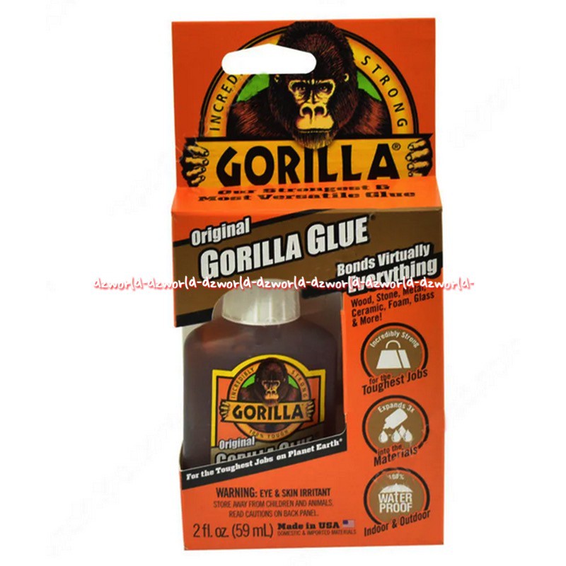 Jual Gorilla Original Glue Bond Virtually Everything 59ml Lem Cair Kuat