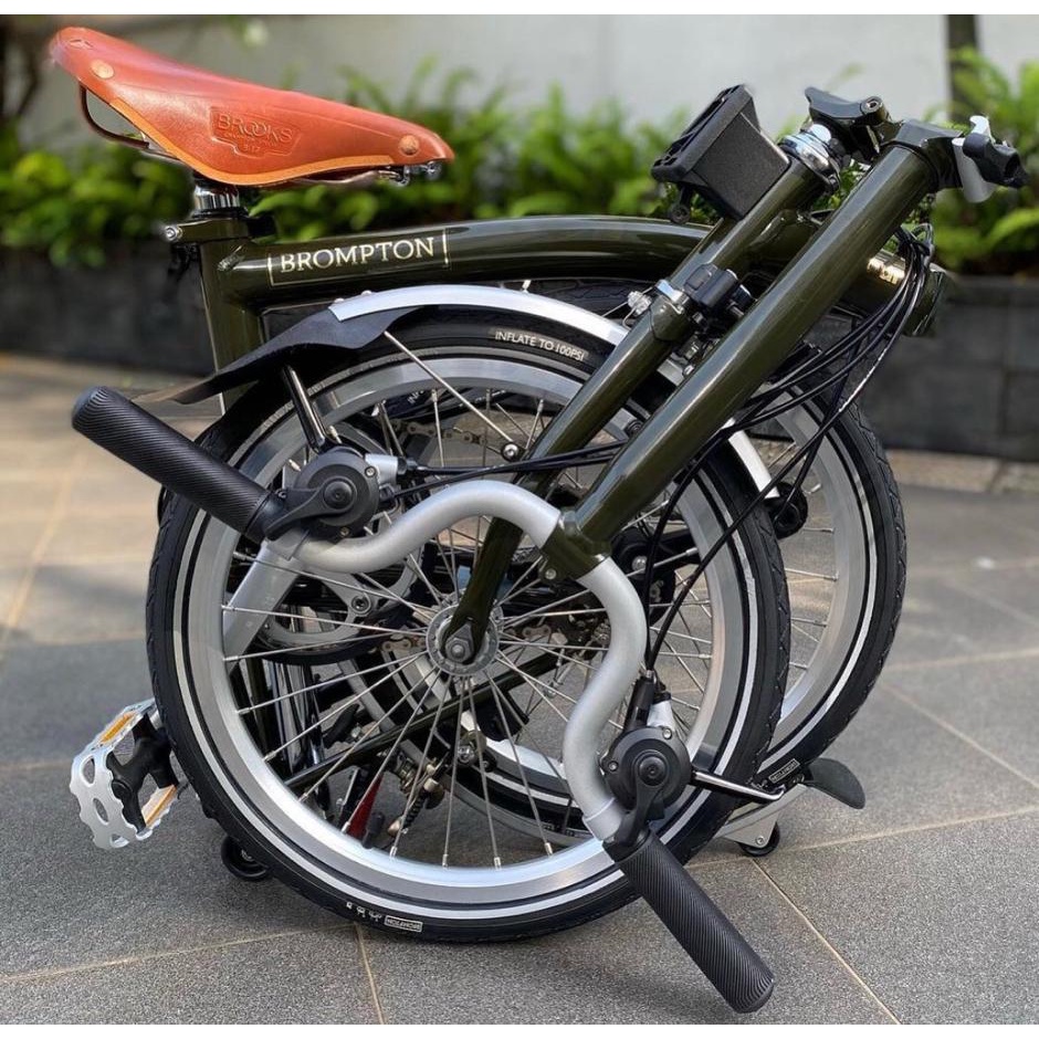 Jual Sepeda Lipat Brompton M6l Barbour Edition Brand New Shopee Indonesia