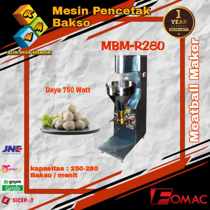 Jual Mesin Pencetak Baso Otomatis Fomac Mbm R280 Shopee Indonesia