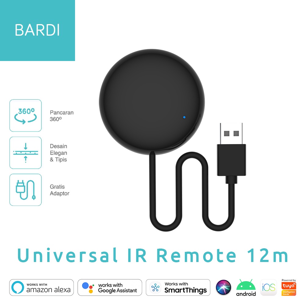 Jual BARDI Universal IR Remote 12m Smart WiFi Remot Infrared Pintar IoT ...