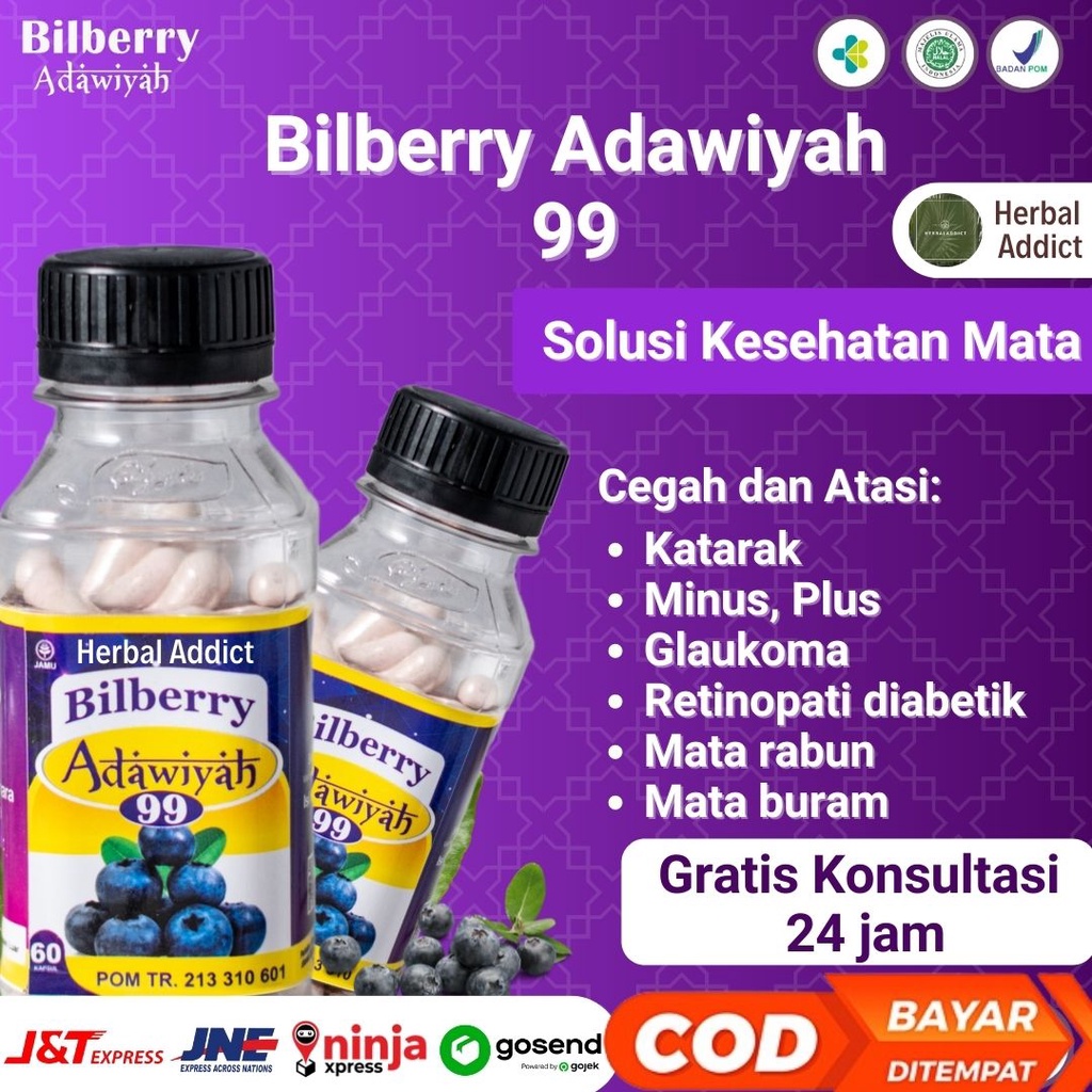 Jual Bilberry Adawiyah 99 Nutrisi dan Suplemen Untuk Kesehaatan Mata